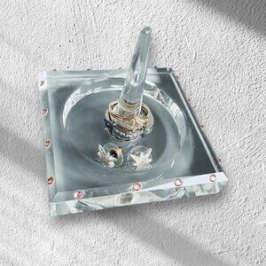 Cynthia Rowley Crystal Ring Holder with Pink Crystals​​​​​